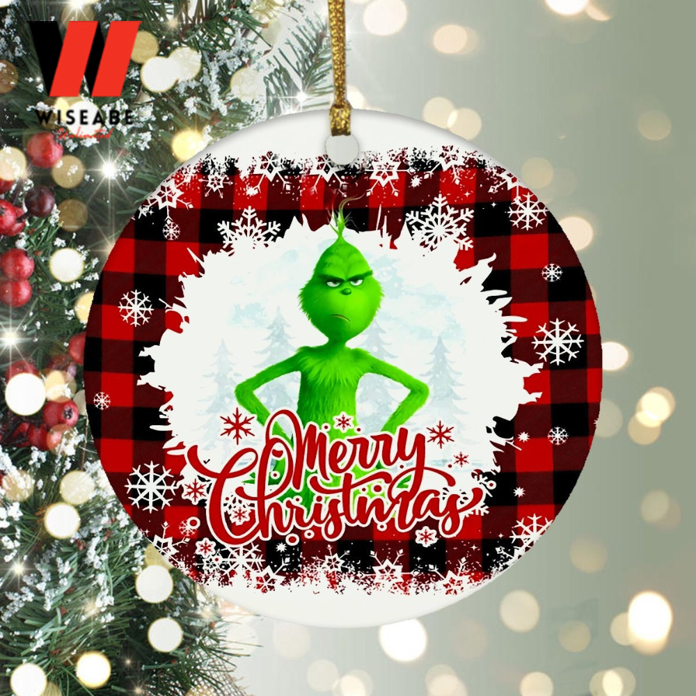 Merry Christmas 2023 Grinch Ornaments, Cheap Christmas Ornaments