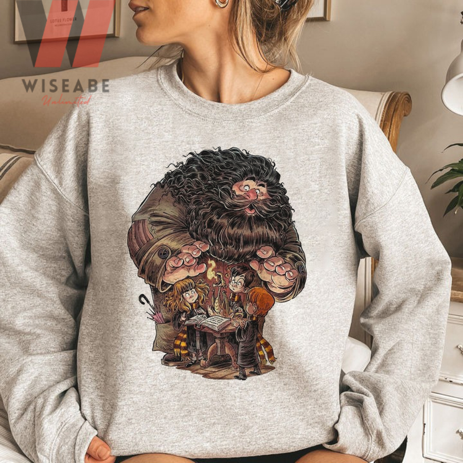 Cute Hagrid Harry Potter Ron Weasley And Hermione Granger Sweatshirt, Harry Potter Gifts For Tweens