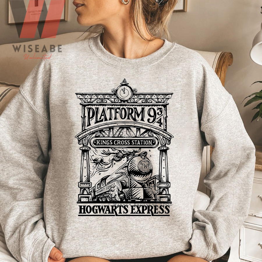 Retro Hogwarts Express Platform 9 3/4 Hogwarts Sweatshirt, Harry Potter Gifts For Adults