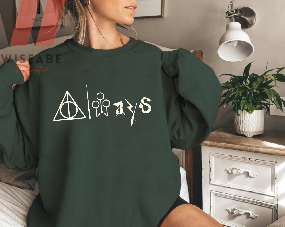 Cheap Always Harry Potter Icons Sweatshirt, Harry Potter Gifts For Adults