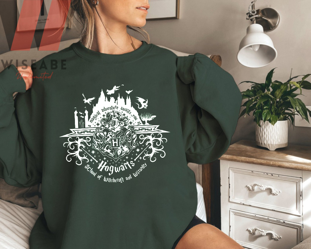 School Of Witchcraft And Wizardry Harry Potter Hogwarts Sweatshirt, Harry Potter Merchandise