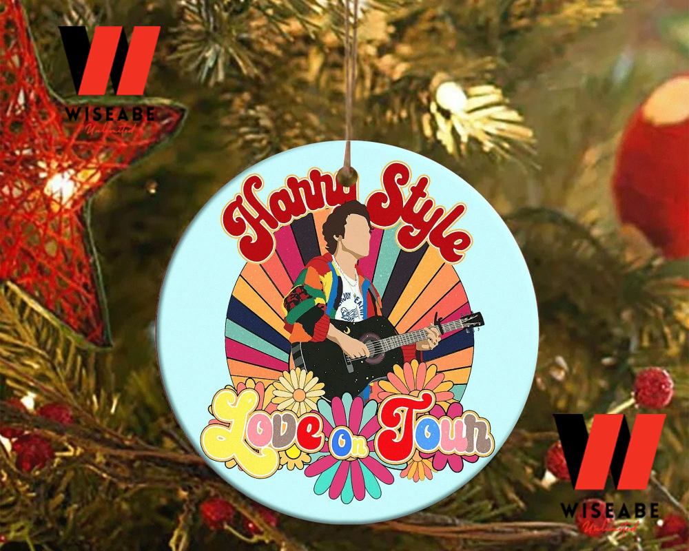 Cheap Harry Styles Love On Tour Christmas Ornament