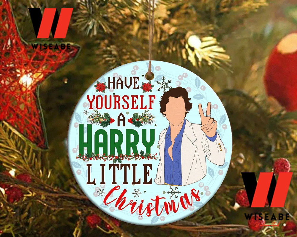 Cheap Have Yourself A Harry Little Christmas Funny Harry Styles Ornament