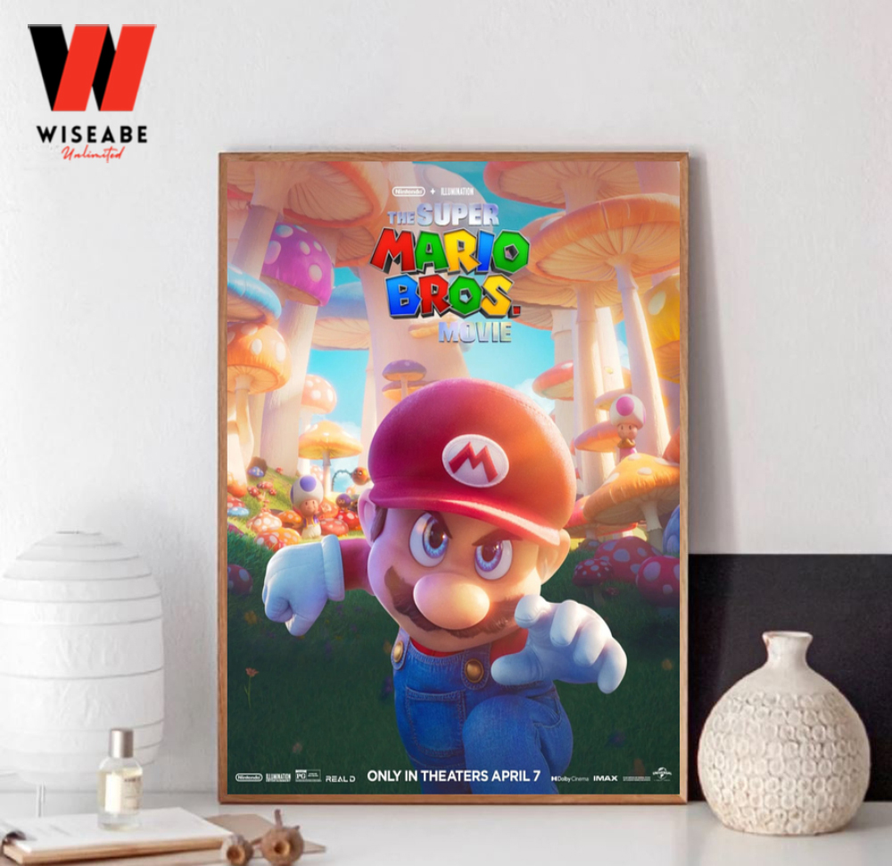 New Bowser The Super Mario Bros Movie 2023 Poster, Super Mario