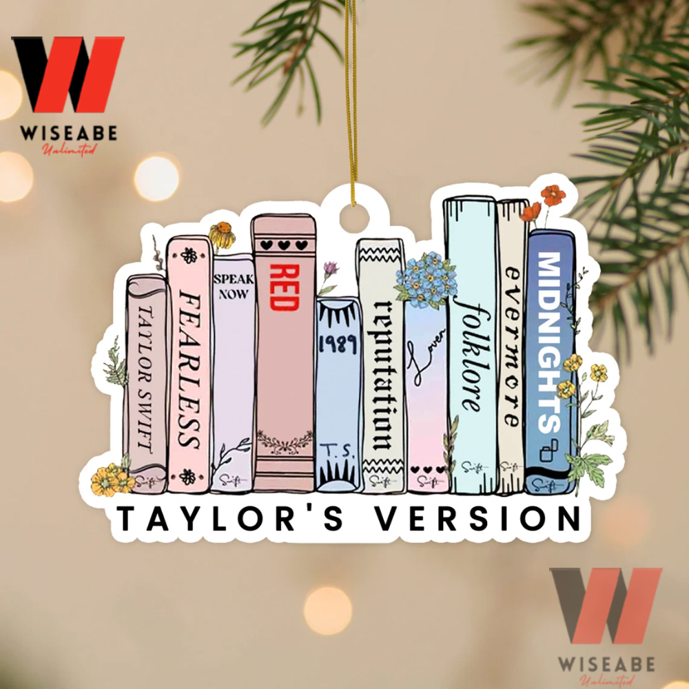 Cheap Taylor's Version Album Books Taylor Swift Christmas Ornament, Taylor Swift Merchandise