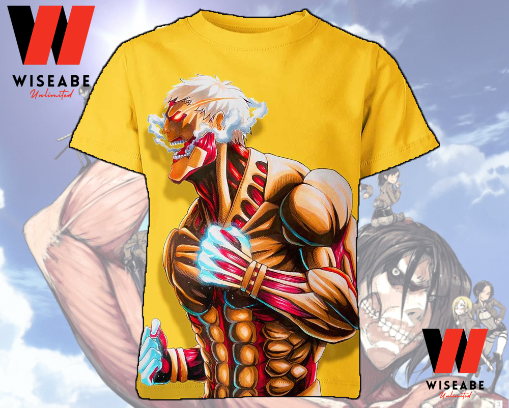 The Armored Titan Reiner Braun Attack On Titan Shirt, Attack On Titan Merchandise