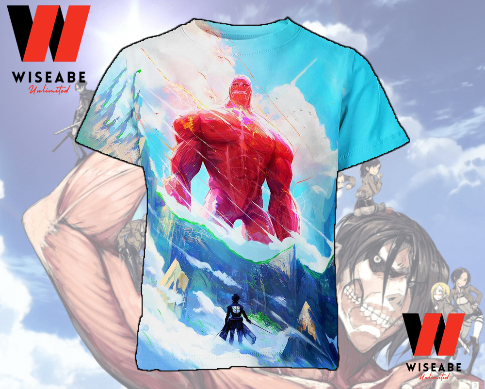 The Armored Titan And Survey Corps Attack On Titan Shirt, Attack On Titan Merchandise