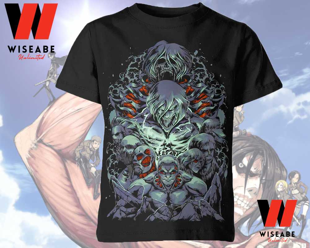 The Founding Titan Nine Shifter Titans Attack On Titan Shirt, Attack On Titan Merchandise