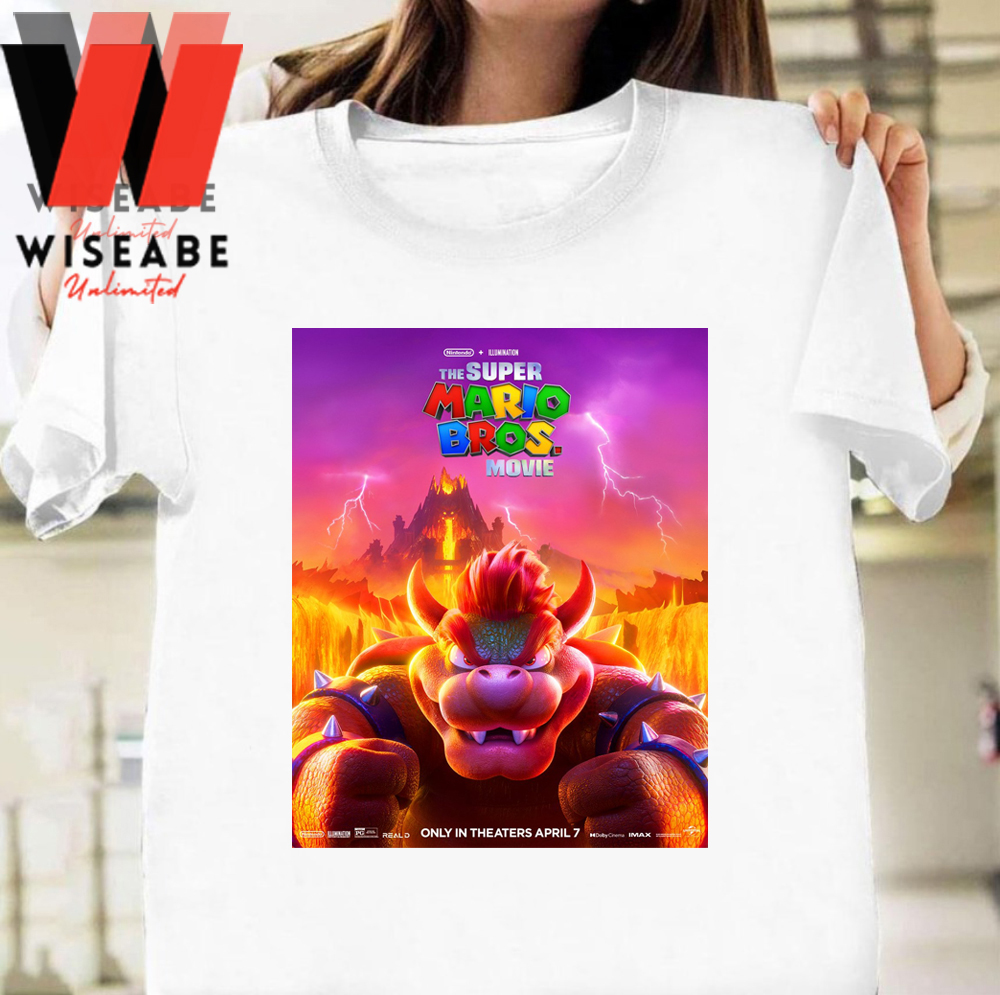 The Super Mario Bros Movie 2023 Bowser All Over Print Shirt - Mugteeco