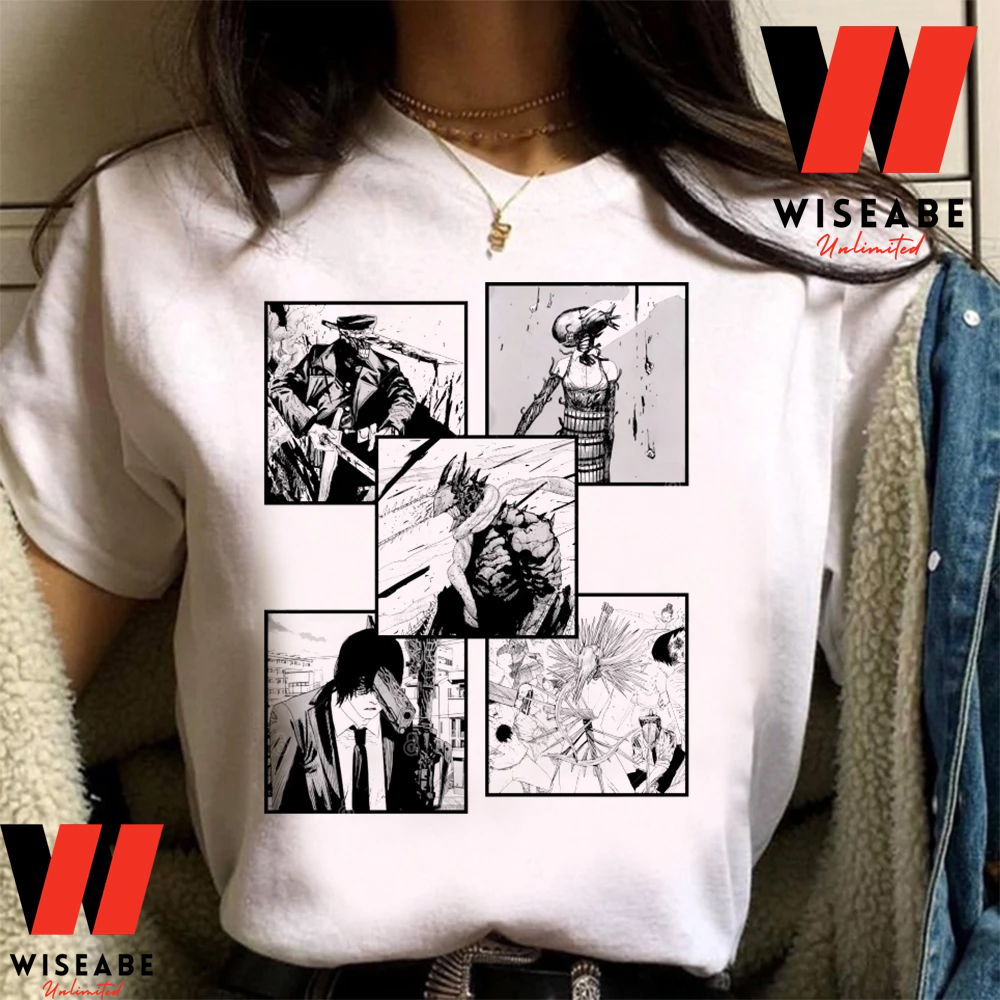 Cheap Manga Scenes Chainsaw Man T Shirt