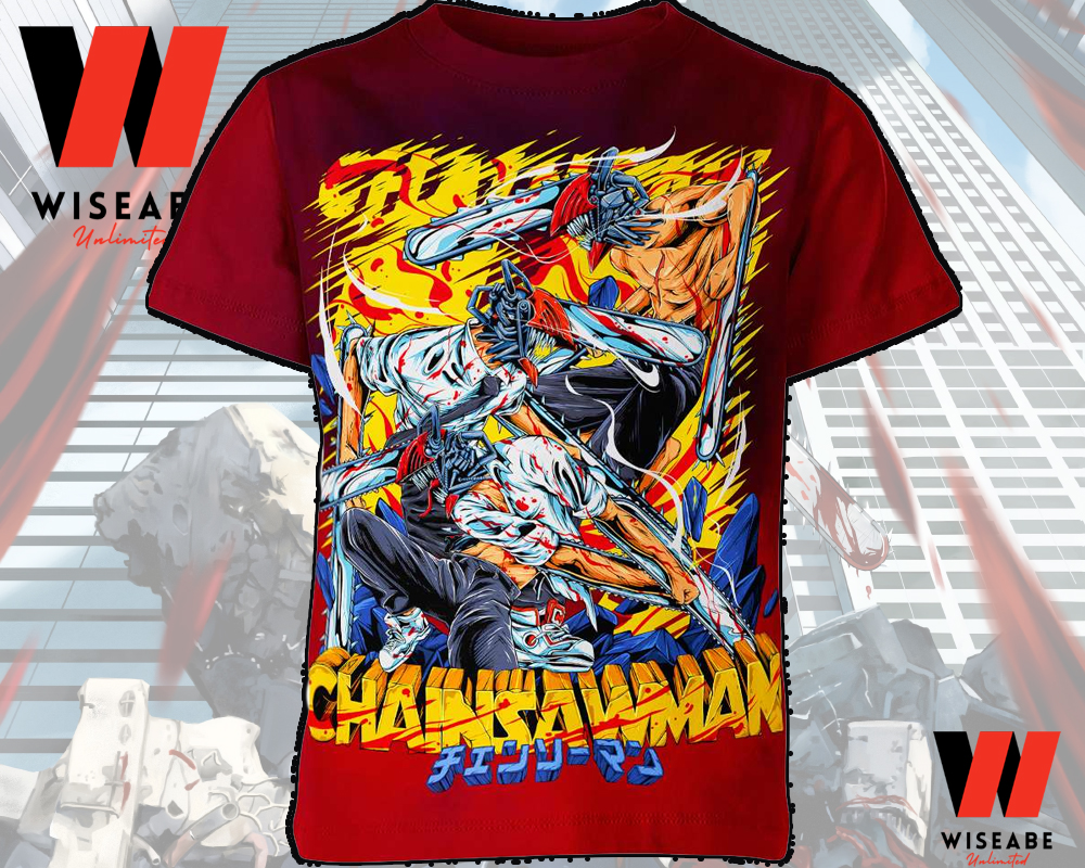 Hot Chainsaw Man Anime Shirt, Chainsaw Man Merchandise