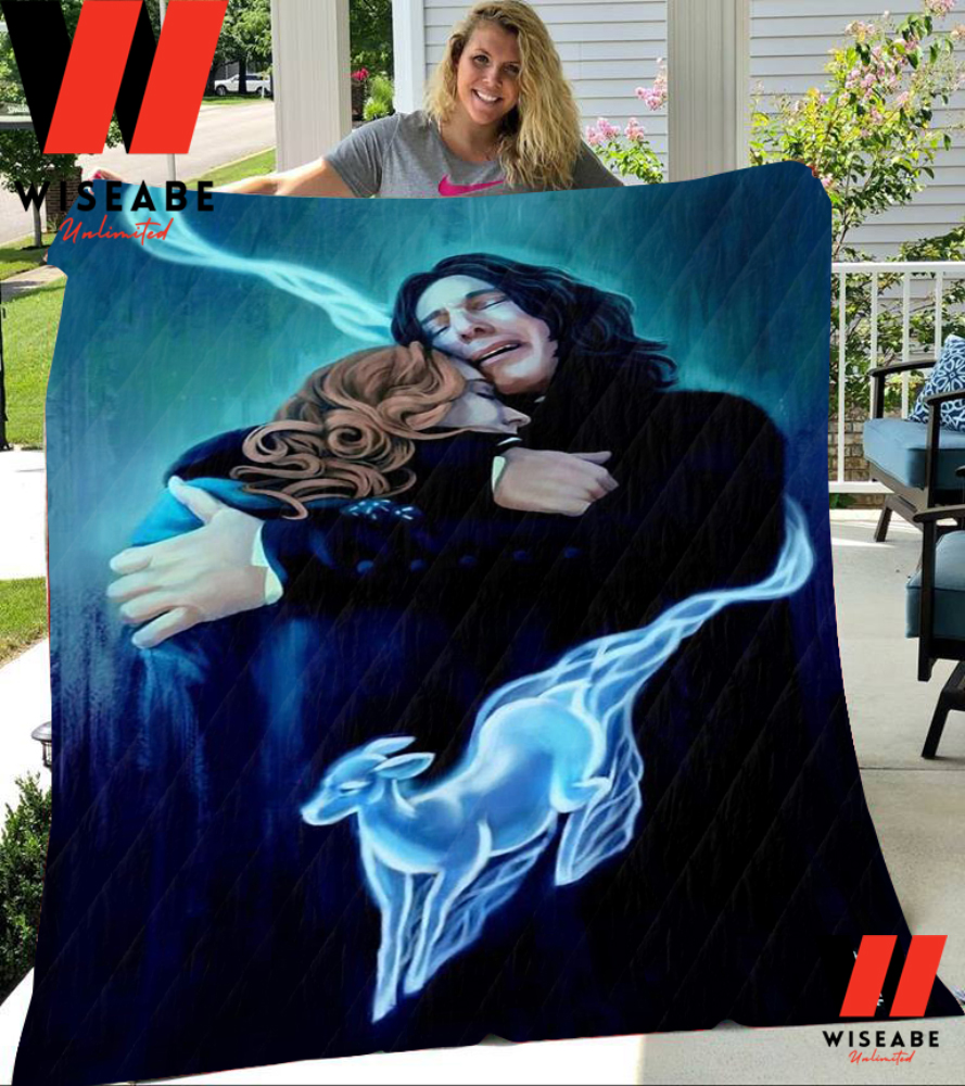 Severus Snape And Lily Potter Doe Patronus Harry Potter Blanket, Gifts For Harry Potter Fans