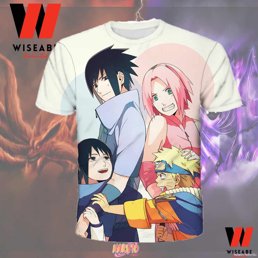 Unique Sasuke Sakura Itachi And Naruto Anime Shirt