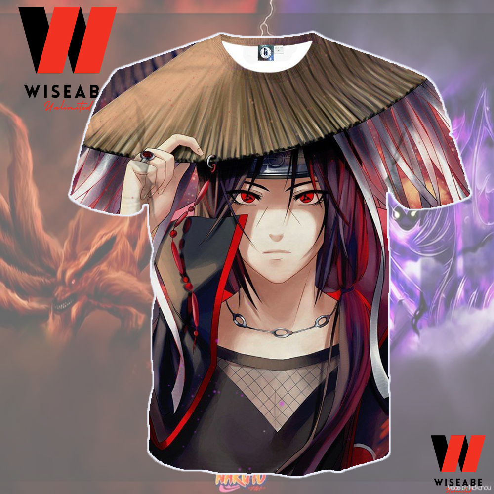 Cheap Naruto Anime Akatsuki Itachi Uchiha T Shirt, Naruto Merchandise