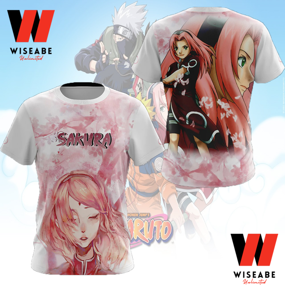 Pink Sakura Haruno Naruto Anime Shirt, 