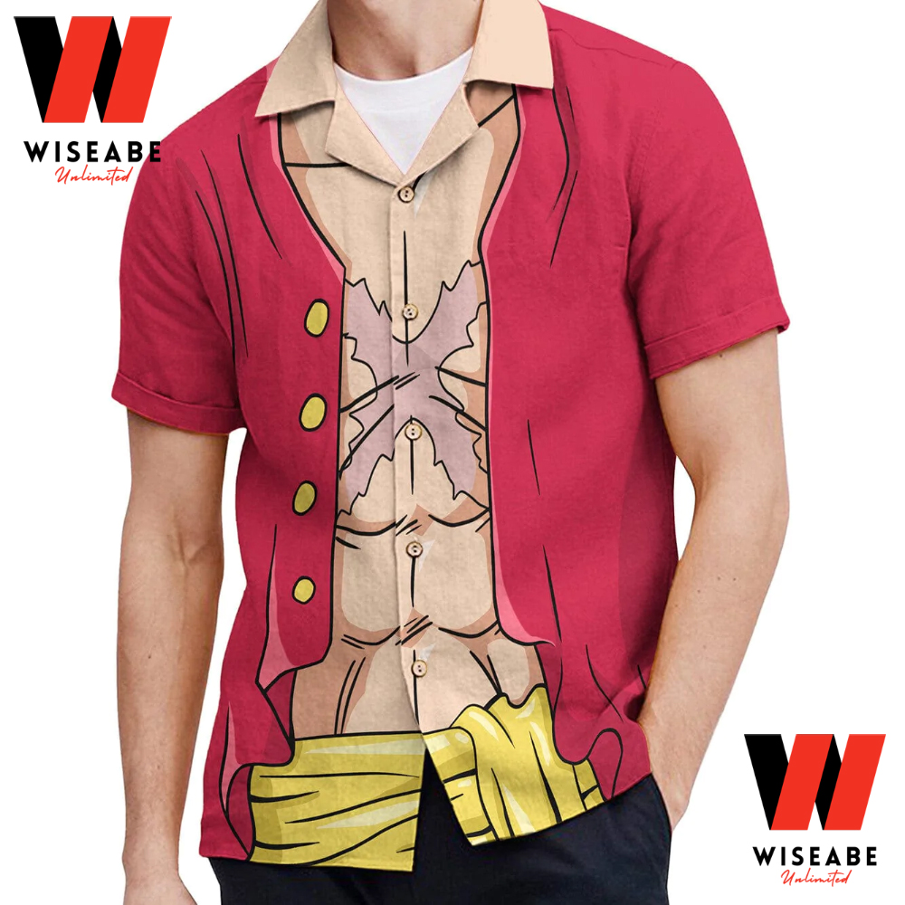 Unique Monkey D Luffy Body One Piece Anime Hawaiian Shirt, One Piece  Merchandise - Wiseabe Apparels