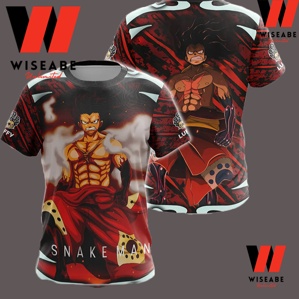 Cheap Luffy Gear 4 One Piece Anime T Shirt