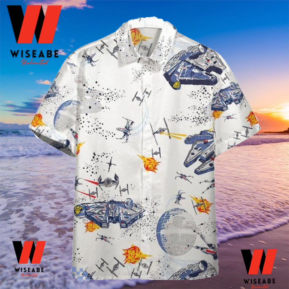 Unique Millennium Falcon Star Wars Hawaiian Shirt, Star Wars Merchandise