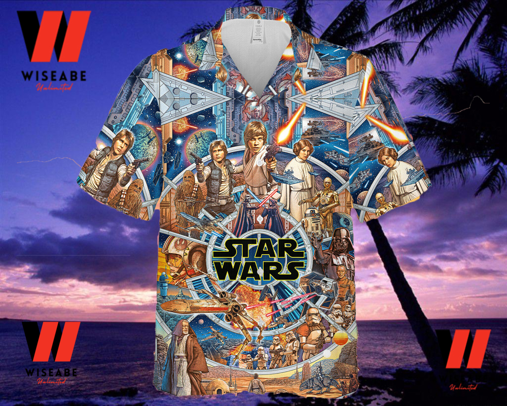 Star Wars Hawaiian Shirt The Mandalorian Hawaiian Shirt - Upfamilie Gifts  Store