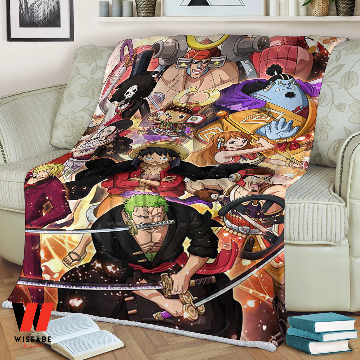 One Piece Anime Blanket