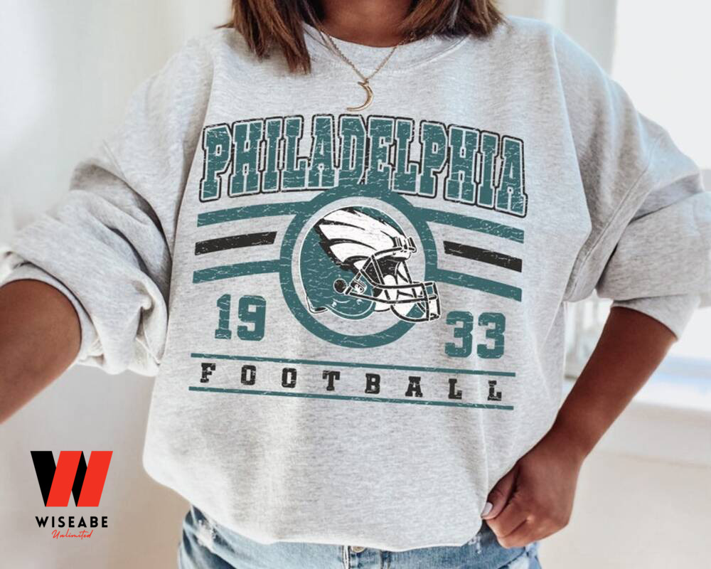 Retro Philadelphia Football 1933 Helmet Crewneck Sweatshirt