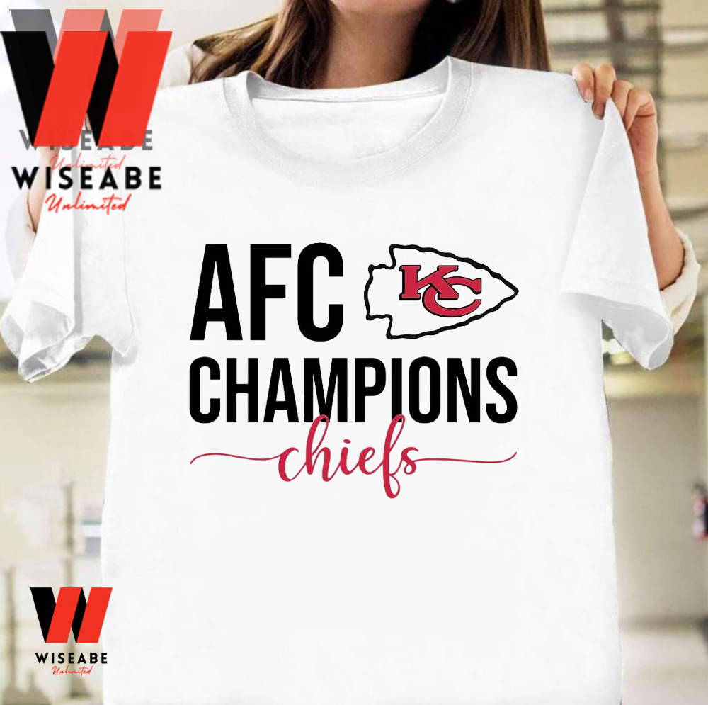 Hot AFC Champions 2022 KC Chiefs Football Unisex T Shirt - Wiseabe Apparels