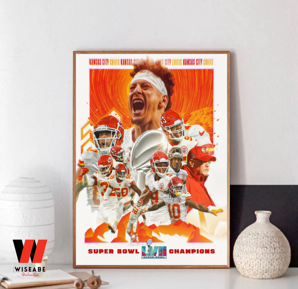 Travis Kelce Kansas City Chiefs Super Bowl Art Wall Room Poster - POSTER  20x30