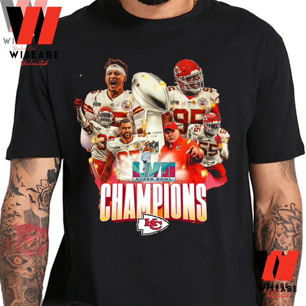 Kansas City Chiefs Super Bowl LVII Champions 2023 Poster - Wiseabe Apparels