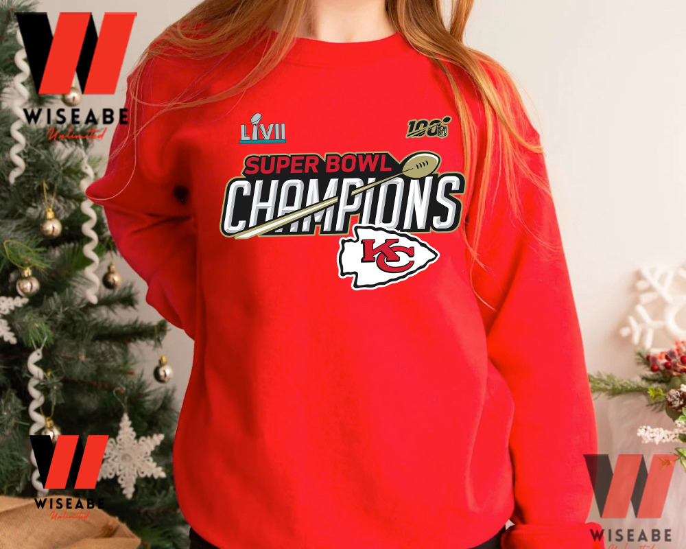 Cheap Kansas City Chiefs Super Bowl LVII Champions 2023 Hoodie - Wiseabe  Apparels