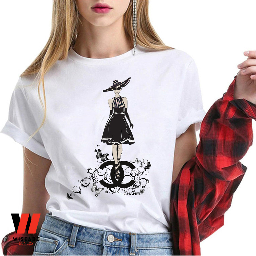 Cheap Coco Lady Chanel Inspired Shirt Women, Birthday Gifts For Mom -  Wiseabe Apparels