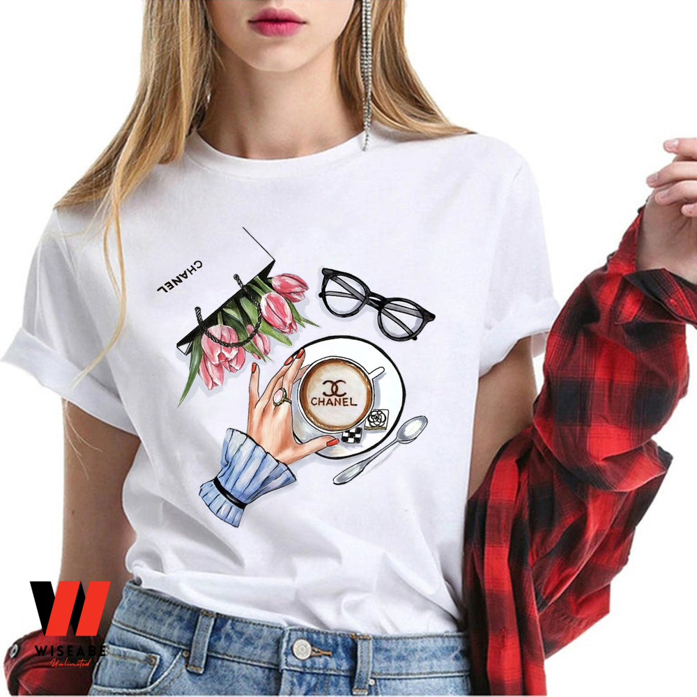 Cheap Coffee Chanel Inspired Women Shirt, Perfect Gift For Mother - Wiseabe  Apparels