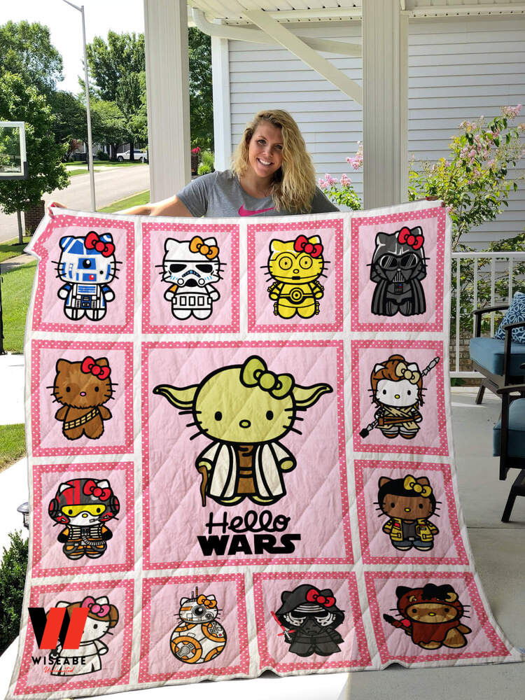 Hello Kitty Star Wars Quilt Blanket, Cheap Star Wars Gifts