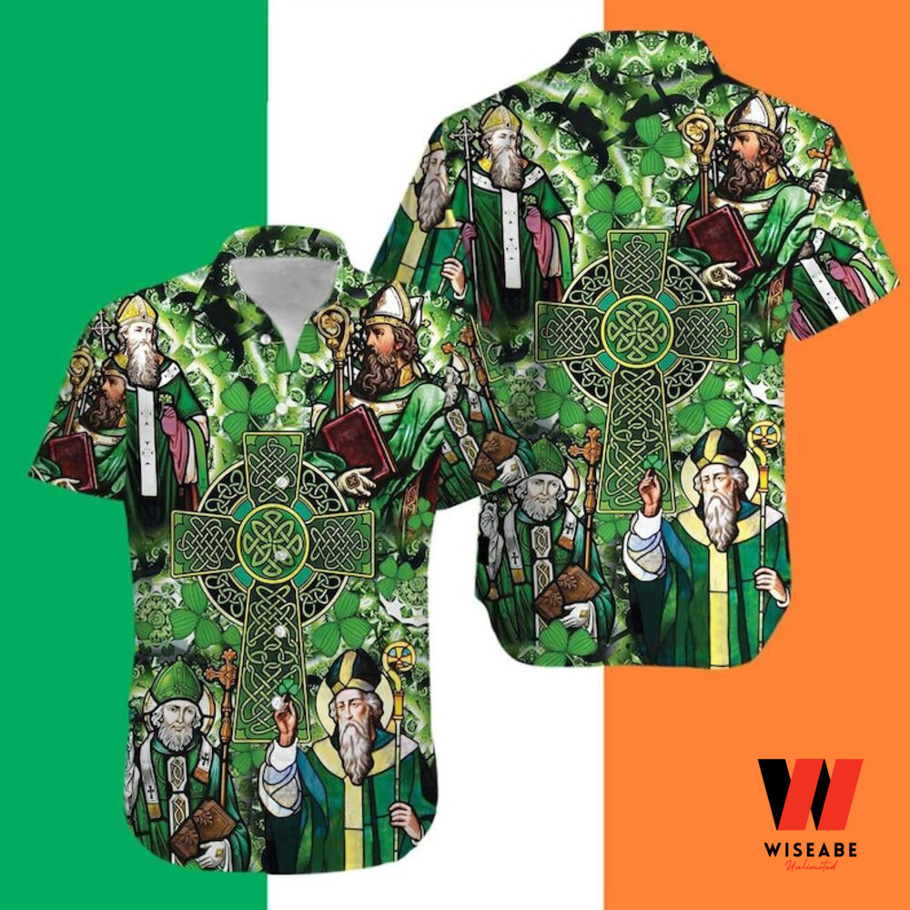 Irish Shamrock St Patricks Day Hawaiian Shirt, Unique St Patrick's Day Birthday Gifts 