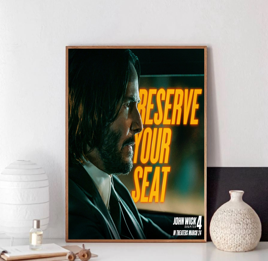 Serve Your Seat John Wick 4 Poster