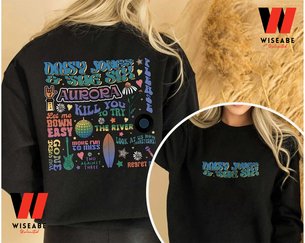 Unique Aurora World Tour Tracklist Daisy Jones And The Six Crewneck Sweatshirt
