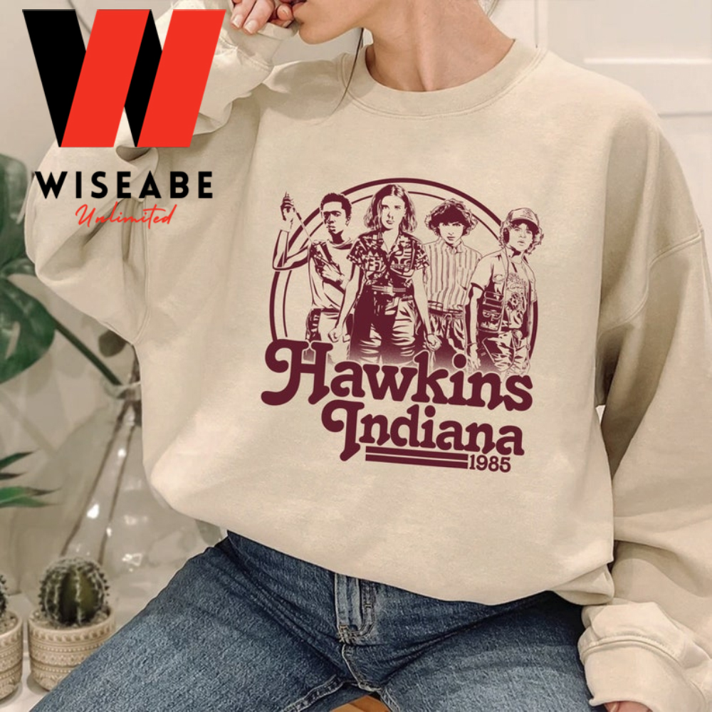 Cheap Hawkins Indiana Stranger Things Sweatshirt