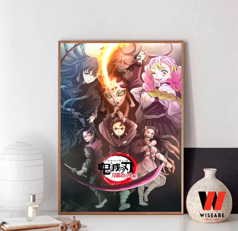 Cheap Kimetsu no Yaiba Demon Slayer Season 3 Poster