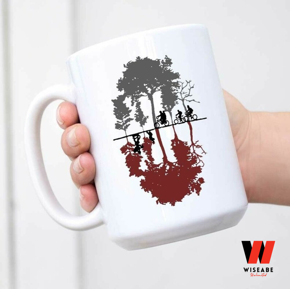 Unique Upside Down Town Stranger Things Mug, Stranger Things Gift Ideas For Him