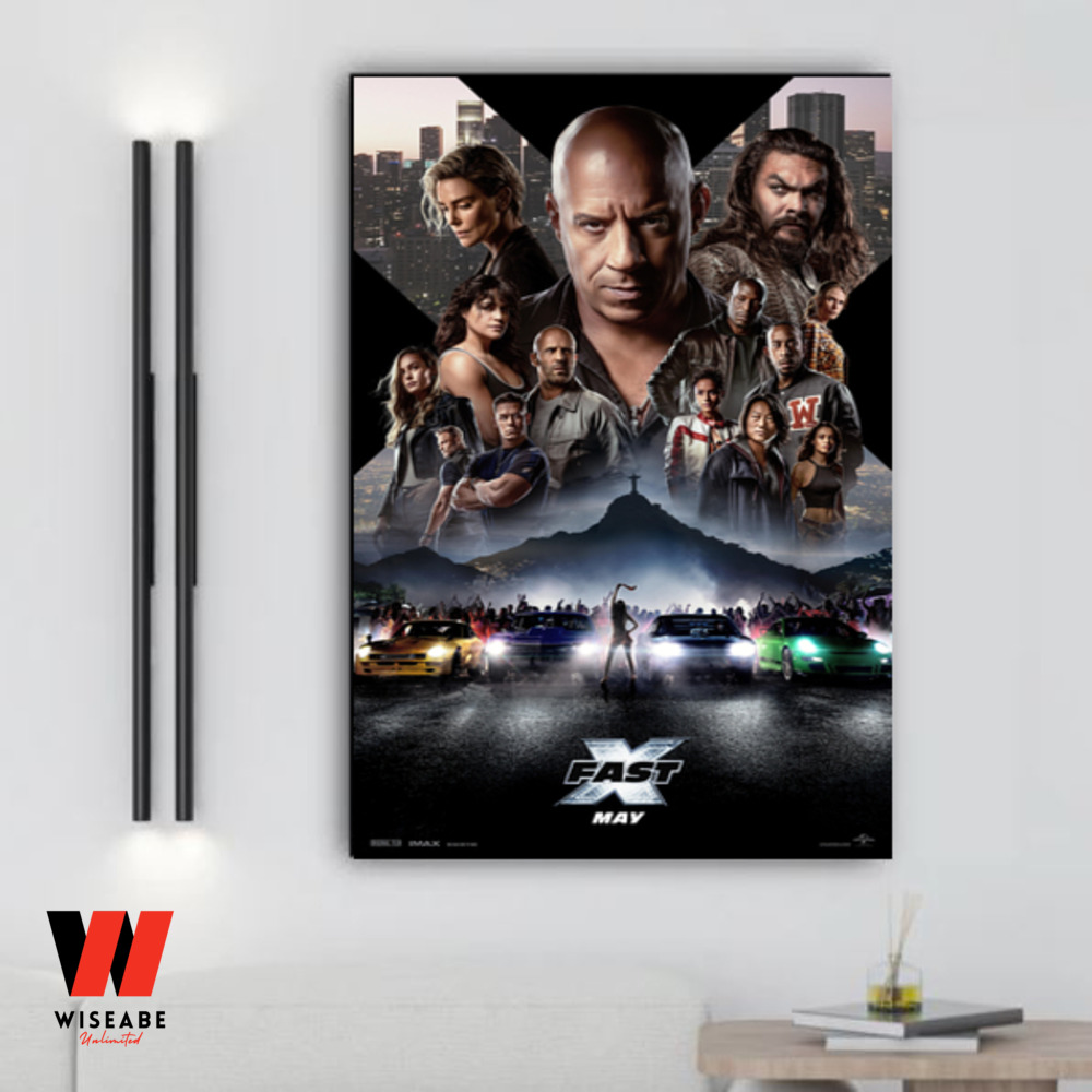 Hot Fast And Furious 10 Fast X Poster Wall Art