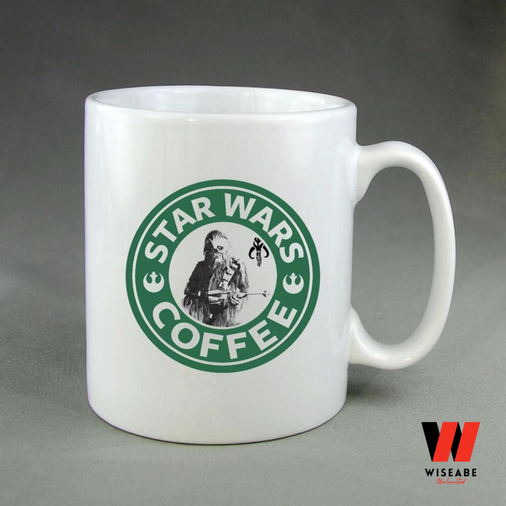Cheap Chewbacca Starbucks Logo Star Wars Coffee Mug, Star Wars Gifts For Dad
