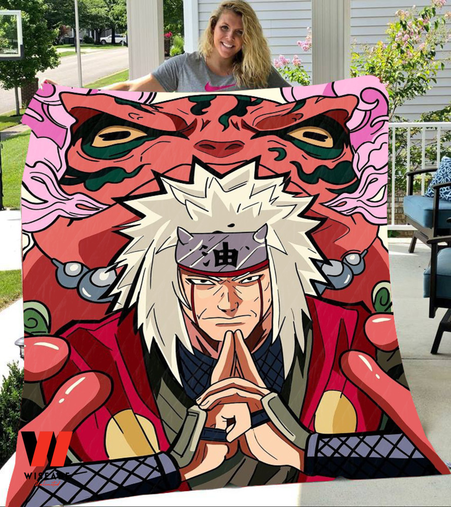 Unique Jiraiya And The Magic Frog Anime Naruto Blanket Fleece Blanket