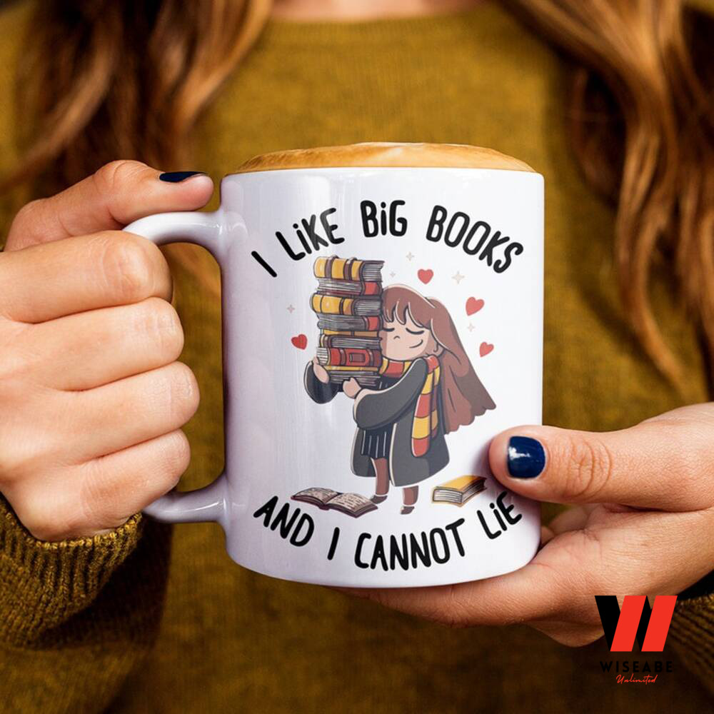 Cute I Like Big Books and I Cannot Lie Gryffindor Schoolgirl Harry Potter Coffee Mug, Gryffindor Gifts