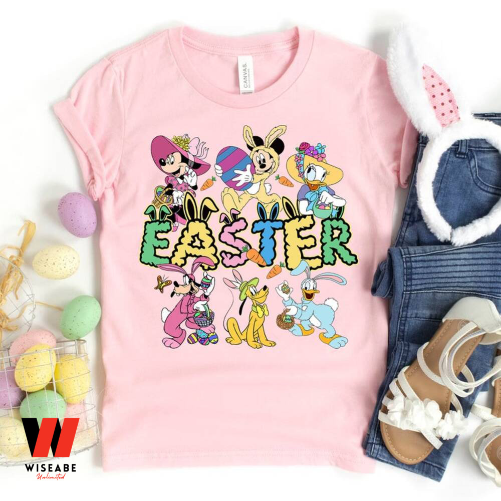 Cute Mickey And Friends Bunny Disney Easter Shirt, Easter Gifts For Families