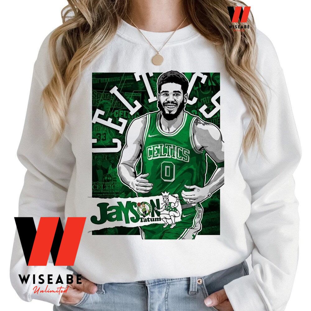 Cheap NBA Basketball Jayson Tatum Jersey Sweatshirt - Shirt Low Price