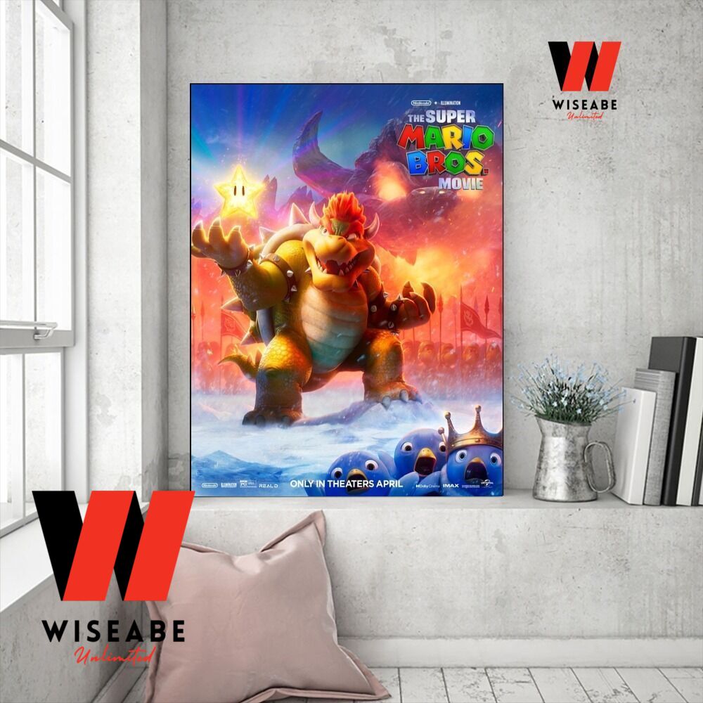 The Super Mario Bros. Movie - Bowser's World Key Art Wall Poster