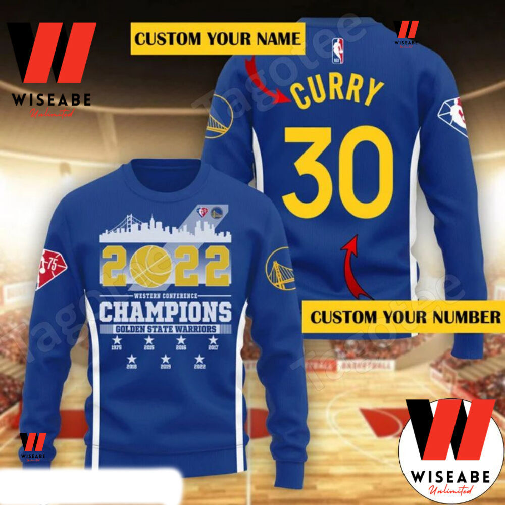 Customized Name NBA Basketball Championship 2022 Golden State Warriors Hoodie