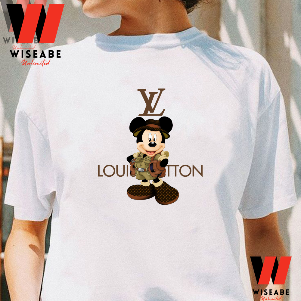 Louis Vuitton Mickey Mouse Disney Shirt  HighQuality Printed Brand