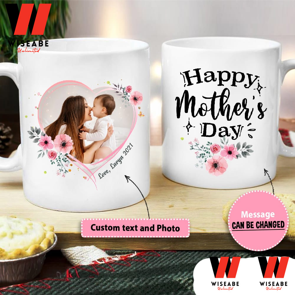 Custom Image Happy Mother Day Mug, 