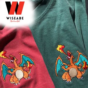 Cheap Charizard Pokemon Embroidered Hoodie