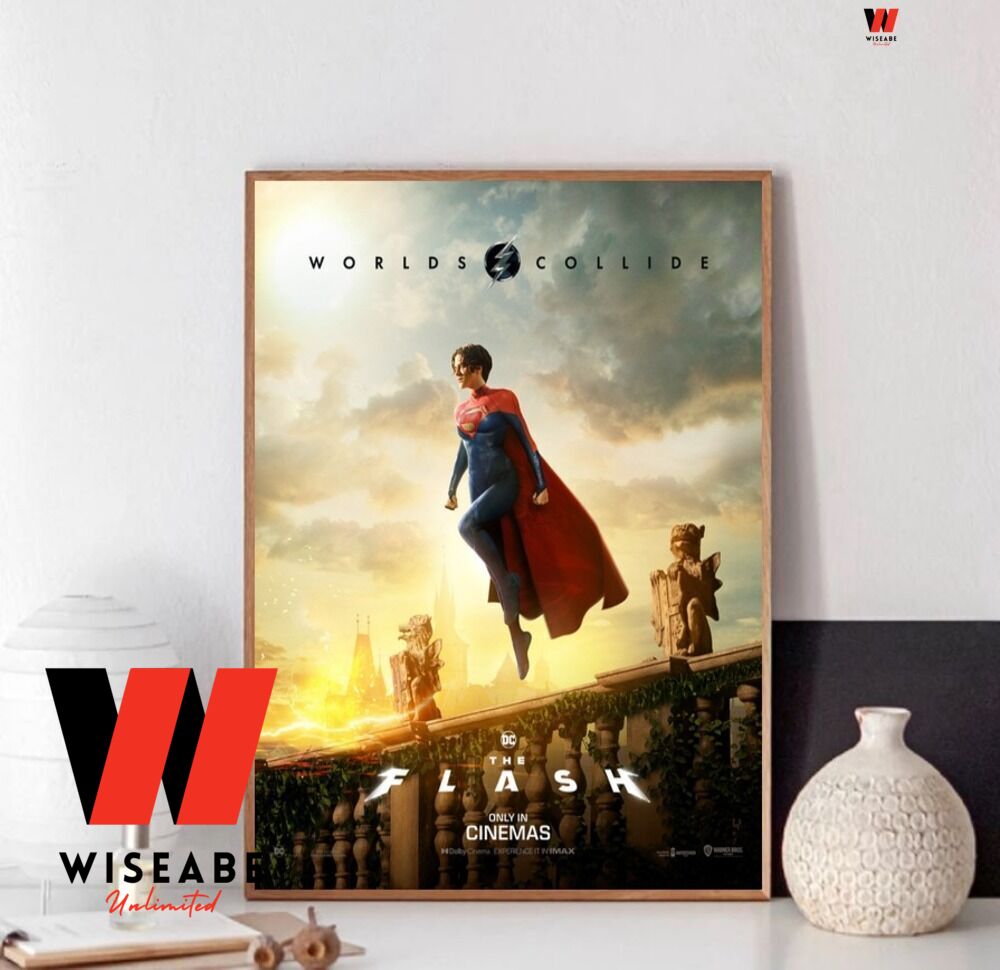 Cheap DC 2023 Supergirl The Flash Movie Poster Wall Art